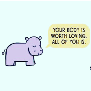 Cute hippo :) lol. All of you is beautiful. Trust me! 